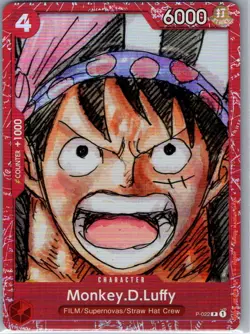 Monkey.D.Luffy (Premium Card FILM RED Edition-) P-022 - One Piece - NM - Image 1