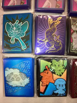 Lot Of 16 Pokemon TCG ETB 65ct Card Sleeves New Temporal Forces Journey Fable - Image 4