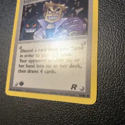 Imposter Oak's Revenge 76/82 Team Rocket First Edition Pokemon Card NM - Image 3