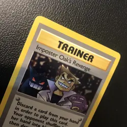 Imposter Oak's Revenge 76/82 Team Rocket First Edition Pokemon Card NM - Image 5