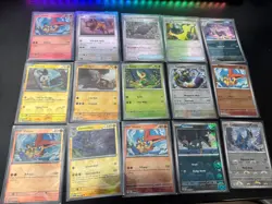 White Flare Lot Of 15 Pokeball cards - Image 1
