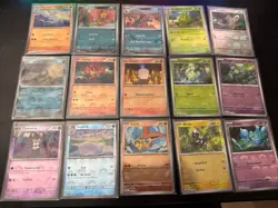 White Flare Lot Of 15 Pokeball cards - Image 1
