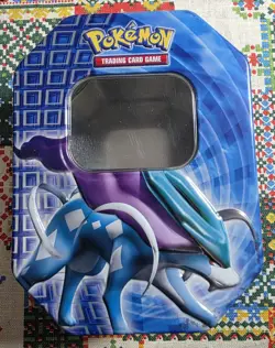 2010 Pokemon Trading Card Game Suicune Card Tin Container Only - Image 1