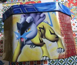2010 Pokemon Trading Card Game Suicune Card Tin Container Only - Image 2
