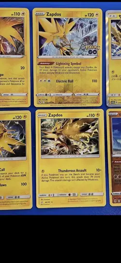 Zapdos Lot ×3 RH Holo Rare Hidden Fates, Team Up, Evolving Skies Pokemon Cards - Image 3