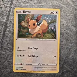 Eevee SWSH095 Sword & Shield Ultra Rare Holo Promo Pokemon Card NM - Image 1