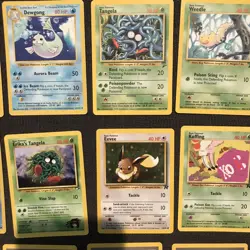 Vintage Pokemon 28 Card Lot Jungle Fossil Rocket Common Uncommon Energy WoTC LP - Image 4