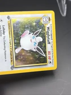 Pokemon TCG Wigglytuff Jungle 1st Edition Holo Rare Card 16/64 - Image 4