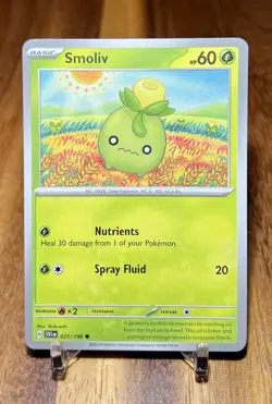 Smoliv 021/198 Non Holo SV1 Scarlet & Violet Base Set Pokemon Card NM - Image 1