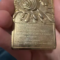 Burger King 1999 Pokemon Poliwhirl 23K Gold Plated Trading Card - Image 3