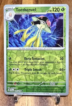 Toedscruel 026/198 SV1 Scarlet & Violet Base Reverse Holo Pokemon Card NM - Image 1