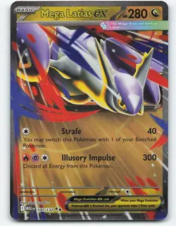 Mega Latias ex #100/132 ME01: Mega Evolution Pokemon Card - Image 1