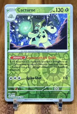 Cacturne 006/198 SV1 Scarlet & Violet Base Reverse Holo Pokemon Card NM - Image 1
