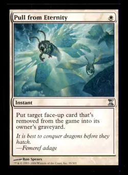 Pull from Eternity LP Light Play Time Spiral MTG [12078] - Image 1
