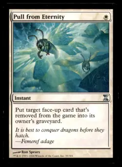 Pull from Eternity LP Light Play Time Spiral MTG [5715] - Image 1