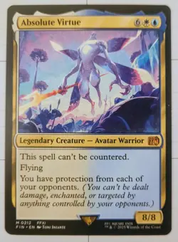 Absolute Virtue - MTG - Final Fantasy Regular - M 0212 - Image 1