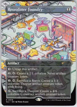 MTG Retrofitter Foundry Normal NM Secret Lair Countdown Kit Magic 18 - Image 1