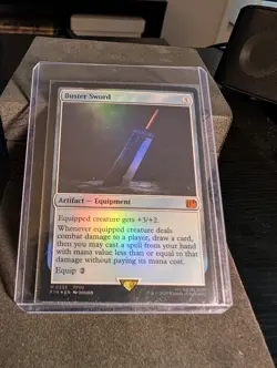 MTG Swords and Equipment collection plus Brass Squire - Image 1