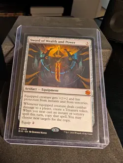 MTG Swords and Equipment collection plus Brass Squire - Image 5