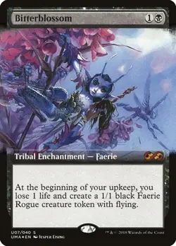 Bitterblossom - Foil Extended Art Promo Ultimate Box Toppers NM MTG - Image 1