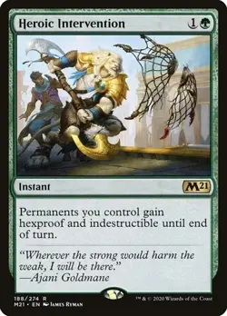 Heroic Intervention - Foil Core Set 2021 NM MTG - Image 1