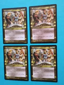 Magic the Gathering MTG Mirage REPARATIONS X 4 LP/EX R 1996 NICE!! - Image 2