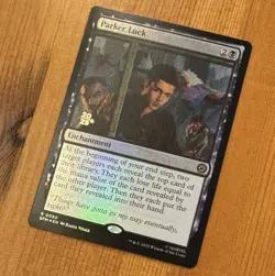 Parker Luck [Prerelease] R 0060, NM Foil Promo, MTG Marvel's Spider-Man SPM - Image 2