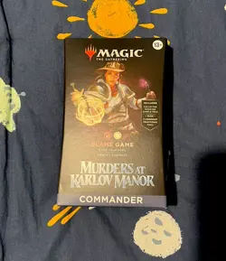 Magic The Gathering MTG Murders at Karlov Manor Commander Deck Blame Game Precon - Image 1