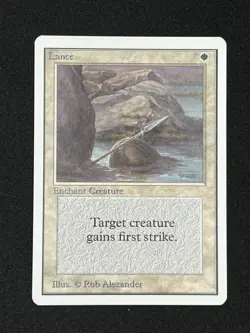 MTG LANCE Unlimited Edition Regular MT Uncommon Magic The Gathering - Image 1