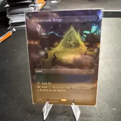 MTG - Willowrush Verge - DFT - R - Borderless Foil - 375 - Image 1