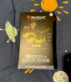 Magic: The Gathering MTG Murders at Karlov Manor Commander Deck Deadly Disguise - Image 1