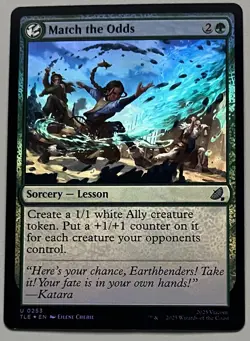 MTG Avatar: TLE Match the Odds Sorcery - Lesson UNCOMMON FOIL #0253 - Image 1