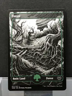Forest x5 MTG Full Art Innistrad: Crimson Vow # 277/277 - Image 3
