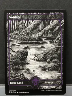 Swamp x5 MTG Full Art Innistrad: Crimson Vow # 273/277 - Image 3