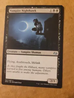 Vampire Nighthawk (087) Modern Masters 2017 LP MTG Magic the Gathering BULKDEALS - Image 1