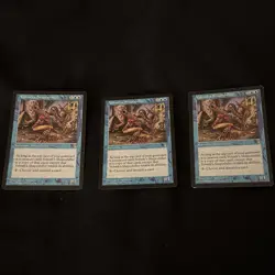MTG 3 Volrath's Shapeshifter Stronghold Lightly Played LP Premodern - Image 1