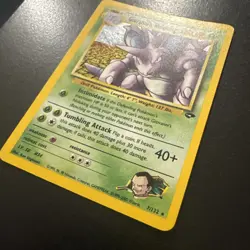Pokemon TCG Giovanni's Nidoking Gym Challenge Holo Card 7/132 Unlimited Rare - Image 3