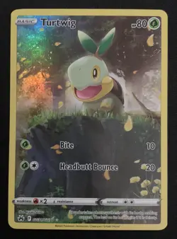 Turtwig GG31/GG70 Crown Zenith Galarian Gallery Holo Pokemon TCG Card NM - Image 1
