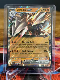 Pokemon TCG Excadrill ex 046/086 Holo Double Rare Black Bolt Rare Mint Card - Image 1