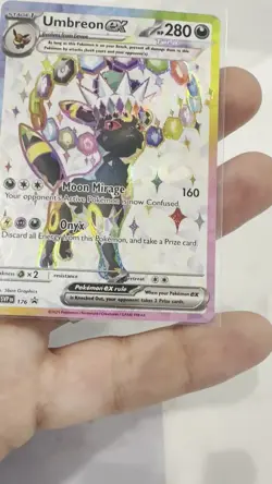 2025 Pokemon Umbreon EX #175 & Espeon EX #176 Black Star Promo *MINT - Image 2
