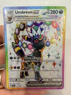 2025 Pokemon Umbreon EX #175 & Espeon EX #176 Black Star Promo *MINT - Image 5
