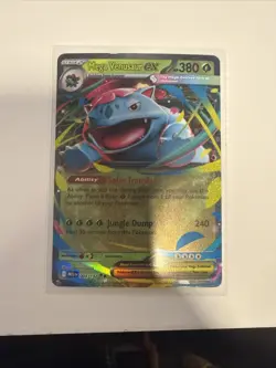 Mega Venusaur ex (Mega Evolution 3/132) double rare Pokemon card - Image 1