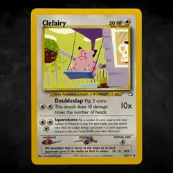 Pokemon - Clefairy - 30/111 - Uncommon - Unlimited Edition - Neo Genesis - NM - Image 1