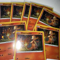 8x Pokemon TCG Charmander SWSH Black Star Promos SWSH092 Holo Promo NM - Image 1