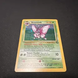 Pokemon TCG Venomoth Holo Rare 13/64 Jungle 1999 - Image 3