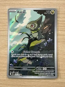 Pokemon TCG Axew Illustration Rare Black Bolt 145/086 English - NM / M - Image 3