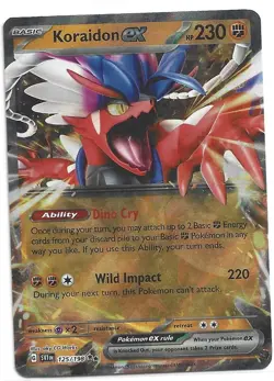 Pokemon TCG Koraidon Ex 125/198 Scarlet And Violet Base Set - Image 1