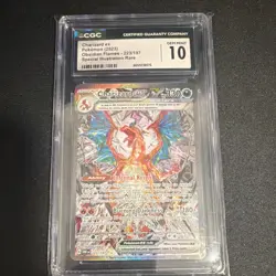 Pokemon Charizard ex 223/197 Obsidian Flames CGC 10 Special Illustration Rare - Image 1