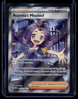 2025 Pokemon ME01: Mega Evolution Acerola's Mischief #165/132 - Image 1