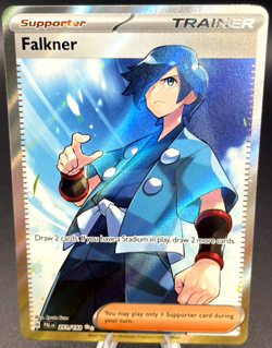 Falkner Pokemon TCGScarlet & Violet Paldea Evolved 251/193 Holo Full Art - Image 1